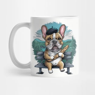 Oui, baguette - French French Bulldog Mug